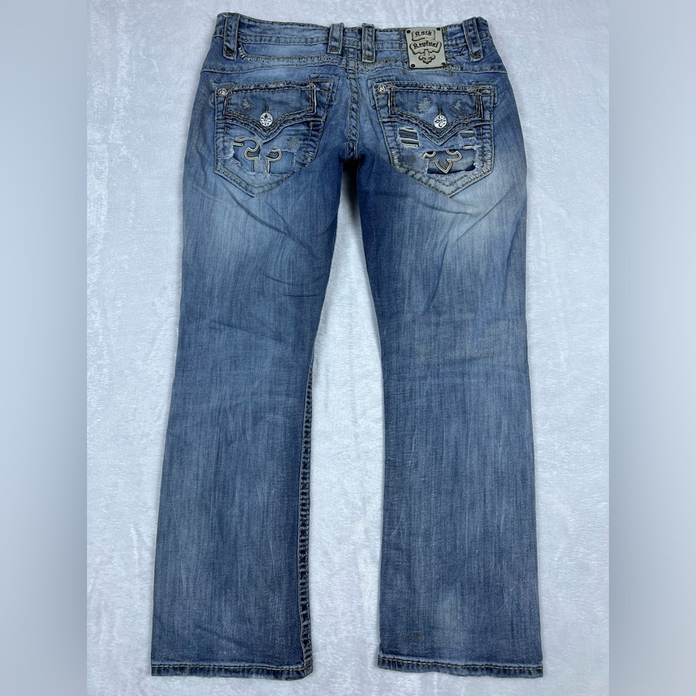 Rock Revival Chester Relaxed Straight Jeans 36x30